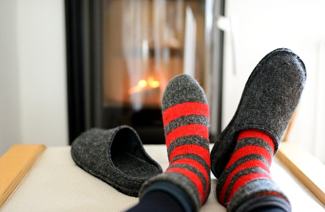 mantener los pies calientes en casa